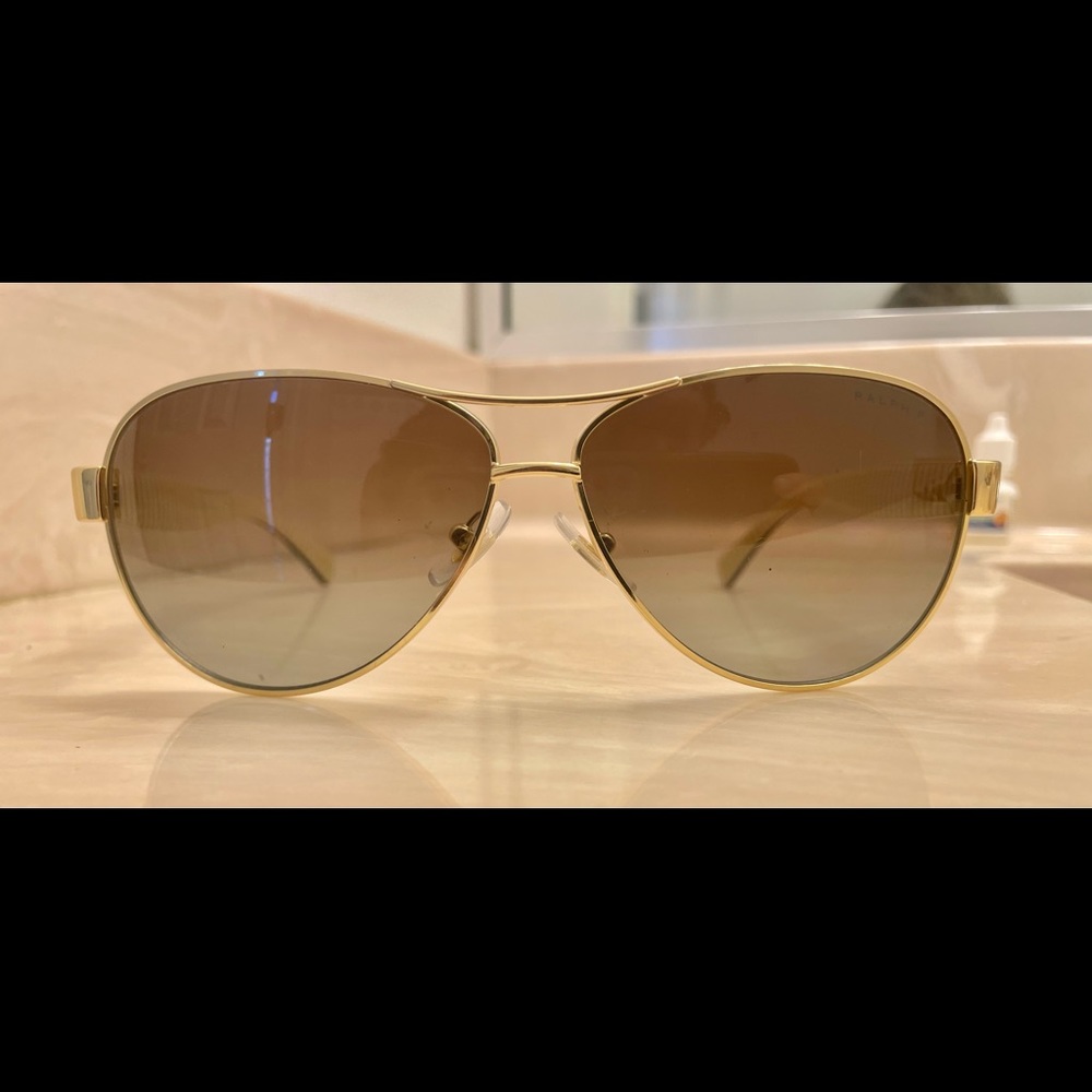 FREE FREE Ralph Lauren pilot tinted lens sunglasses with a  $300 purchase